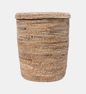 Home Deco and More Seagrass Floral Elongated Basket, Packshot View