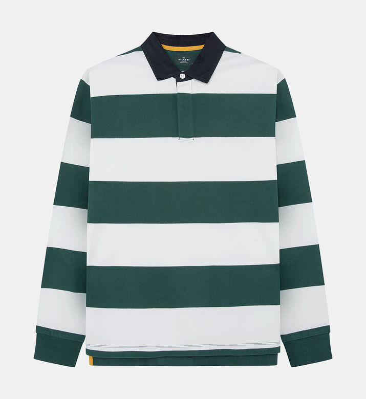 قميص بولو هيريتيج روغبي بأكمام طويلة