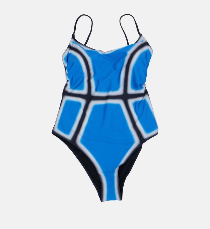 Boned Scoop Neck Swimsuit