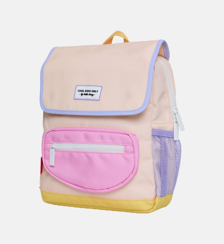 Hello Hossy Mini Candle Zip Pocket Backpack, 26x31x9-cm, Cream, Packshot View Hello Hossy Mini Candle Zip Pocket Backpack, 26x31x9-cm, Cream, Packshot View
