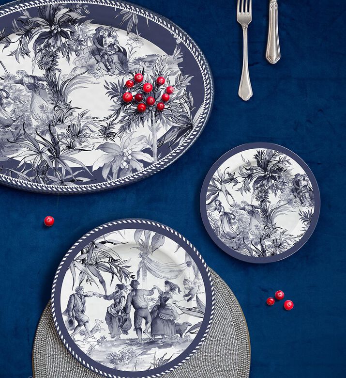 Versailles Porcelain Cake Plate Versailles Porcelain Cake Plate