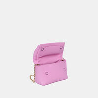 Leather Twist Chain Bag