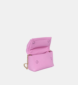 حقيبة جلد بتصميم ملفوف بسلسلة