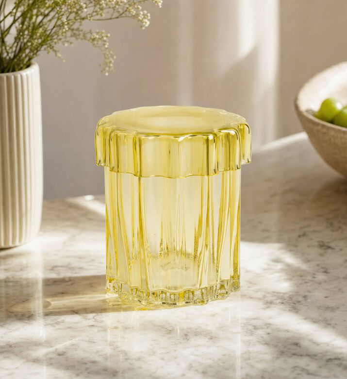 &k Amsterdam Modern Cylinder-shaped Astral Jar, Model View