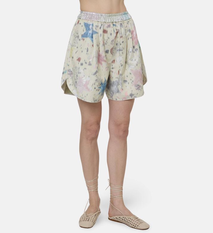 Forte-Forte Chine Jacquard Shorts, Model View