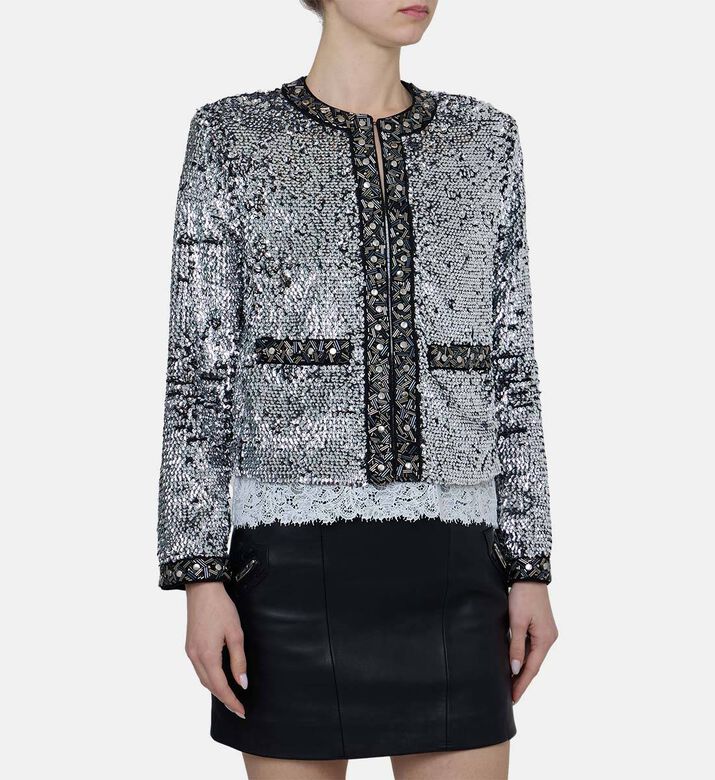 Sequin Embellished Jacket