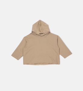 Mini Logo Cotton Hoodie