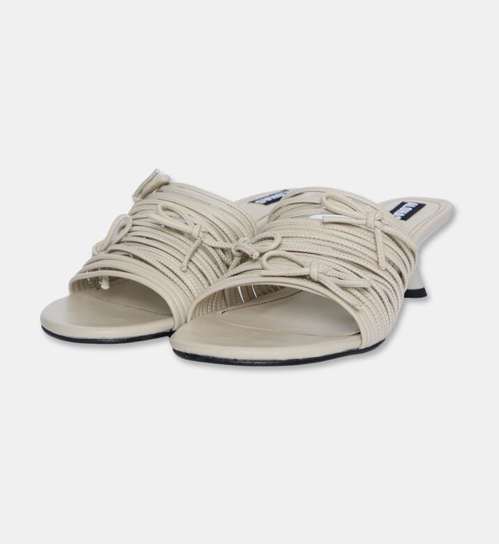 Alohas Viva Slip-on Sabot Mules, Cream, Eu-39, Packshot View