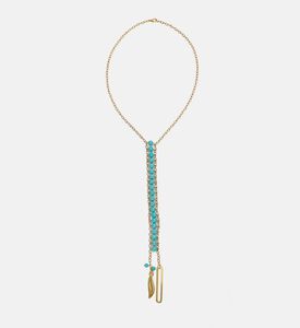 Turquoise Stone Long Extension Choker