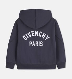 Givenchy Organic Fleece Patch Hooded Cardigan, Packshot View