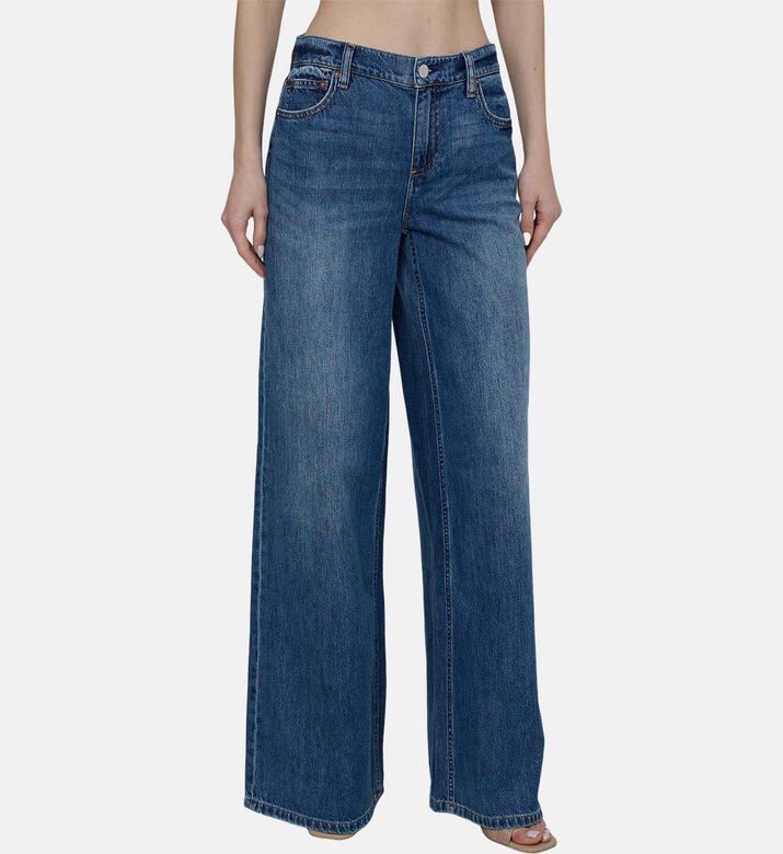 Classic Wide-leg Denim Pants