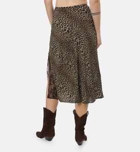 Zadig et Voltaire Leopard-print Flared Maxi Skirt, Model View