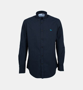 Cotton Micro Pattern Shirt