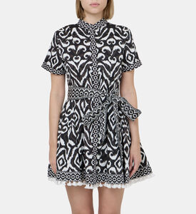 Abstract Printed Mini Dress Abstract Printed Mini Dress