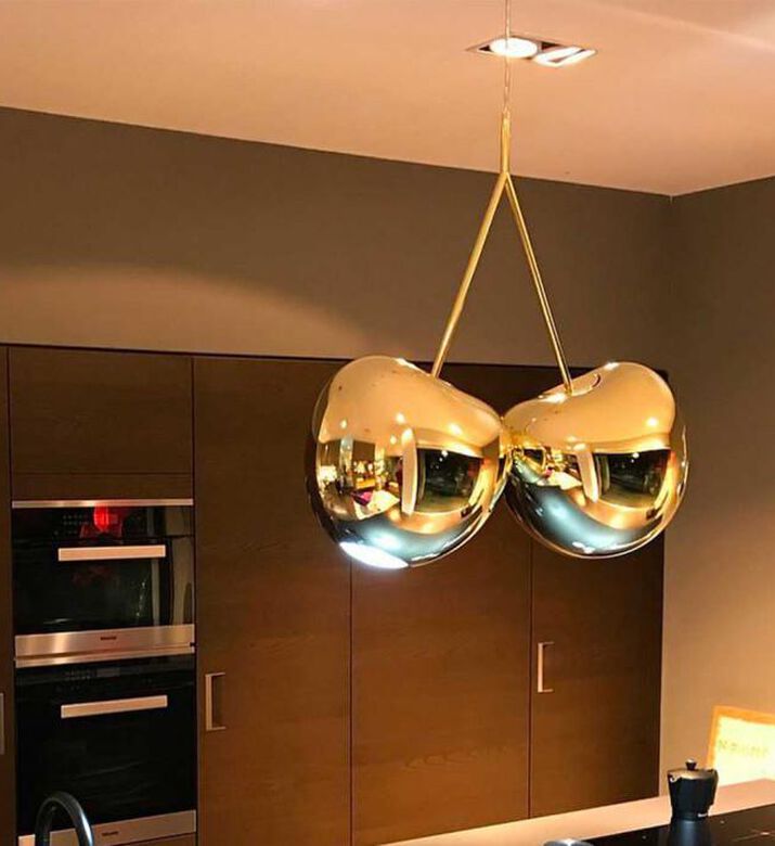 مصباح قلادة الكرز بالحرارة