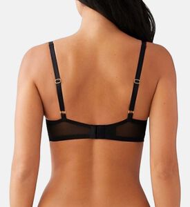 Sheer Mesh Embroidered Underwire Bra