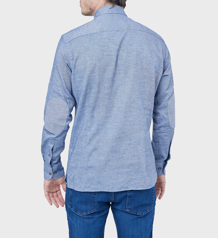 قميص قطني مزين بالفانيلا