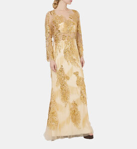 Golden Rhapsody Sequin Gown