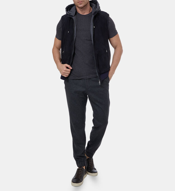 Corneliani Jersey, Dark-grey, 58, Model View Corneliani Jersey, Dark-grey, 58, Model View