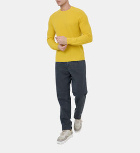 كنزة كشمير بياقة مستديرة