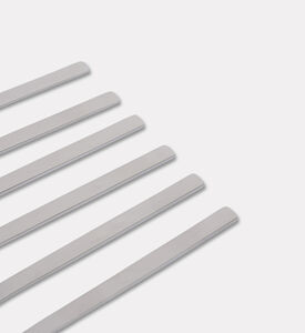 Mepra Gift Box Cake Fork S6p, Silver, 18x14x3-cm, Packshot View