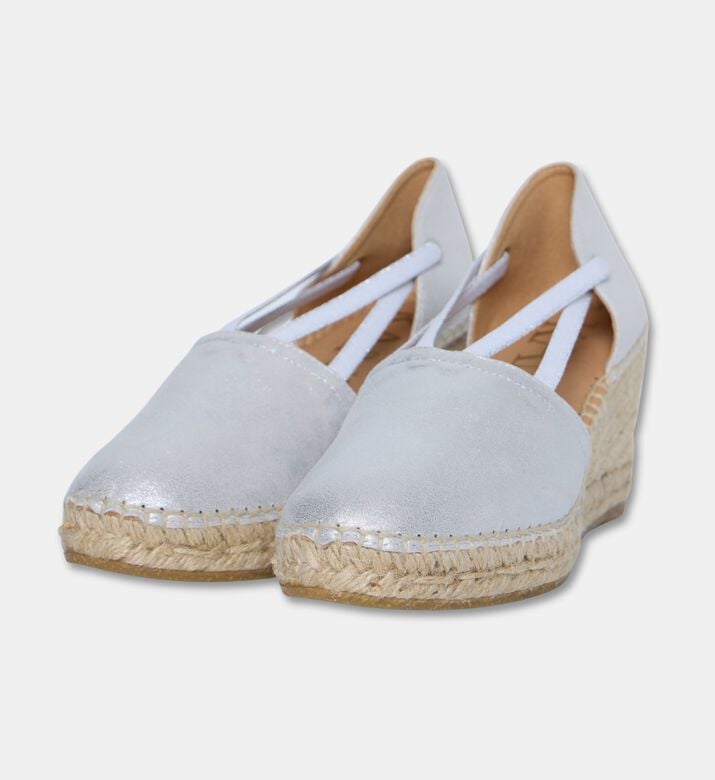 Kanna Shoes Sandal Wedge, Silver, Eu-40, Packshot View