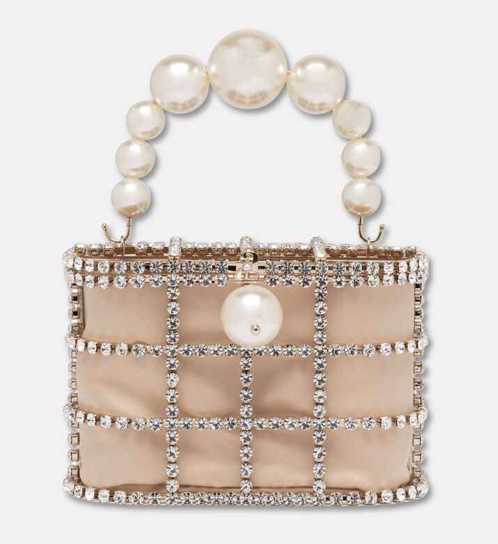 Rosantica Crystal-embellished Holli Charm, Gold, Packshot View