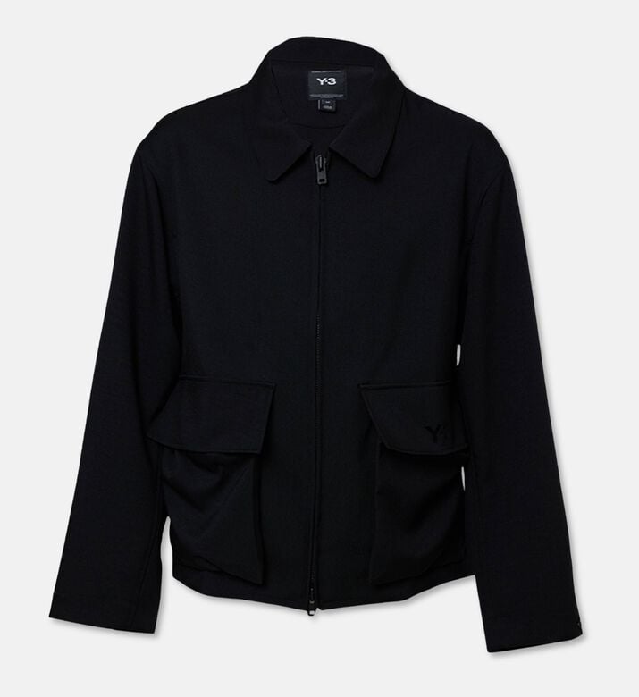 Y-3 Flap Pockets Zip Fastening Shirt, Packshot View