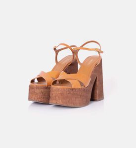 Leather Platform Sandals