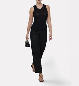 Soeur Isis Ribbed Tank Top, Model View