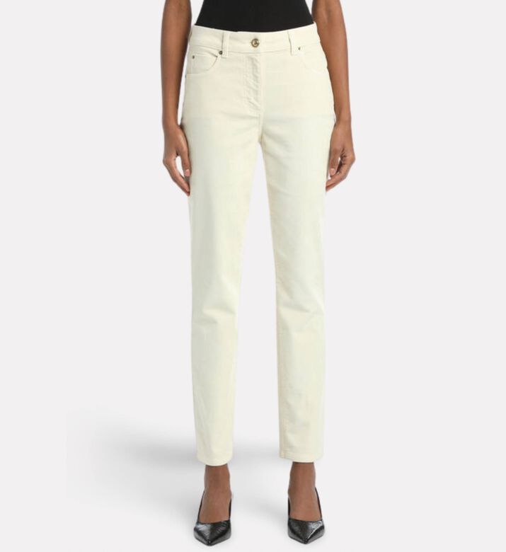 Luisa Spagnoli Oclide Straight-leg Trousers, Model View