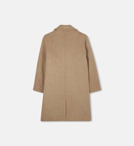 معطف بصفي أزرار بتصميم مناسب