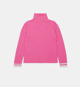 سويت شيرت بياقة مستديرة مطرزة بلوغو