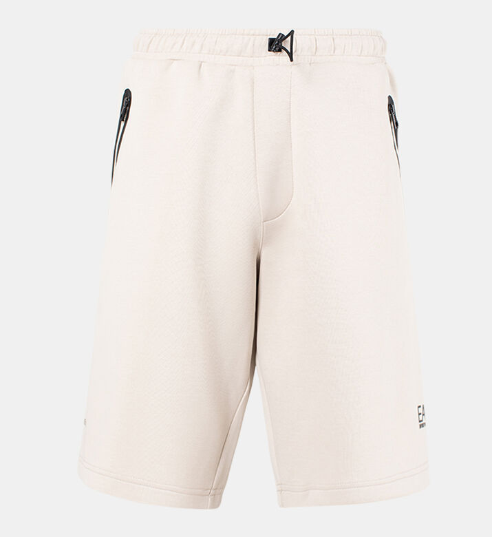 Cotton Contrasted Bermuda Shorts