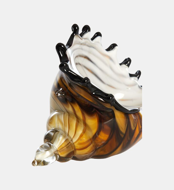 Glass Patterned Shell Ornament