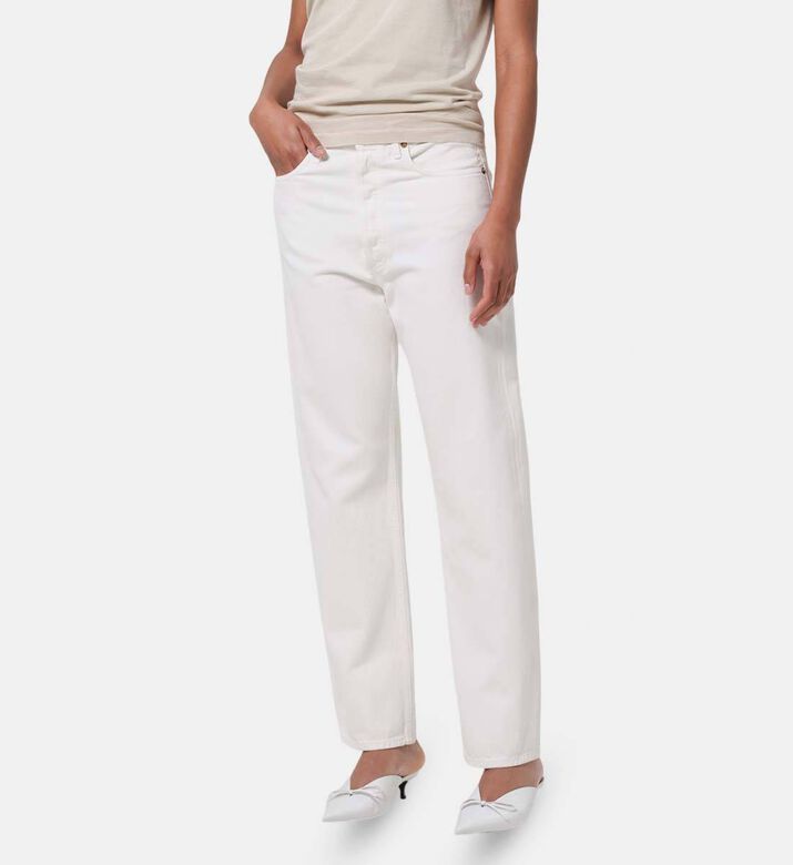 Agolde Mid Rise Straight-leg Pants, Model View