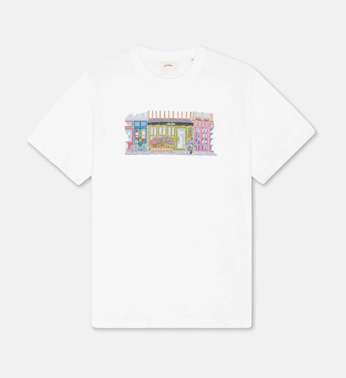 Les Deux Ts Market, White, L, Packshot View