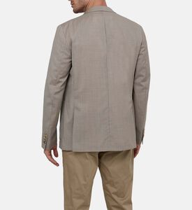 جاكيت كاشمير وصوف بياقة مطوية