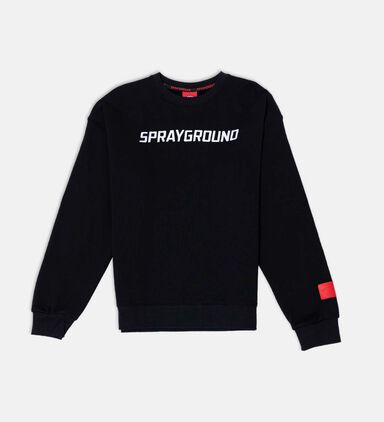 Front Graphic-print Crewneck Sweatshirt