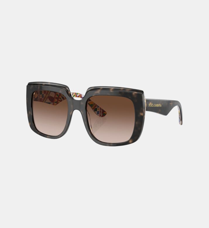 Square Animal-print Sunglasses 54