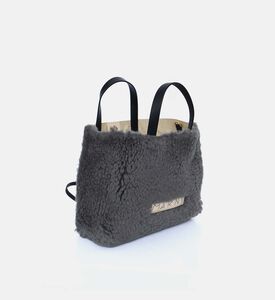 Furry Top Handle Bag