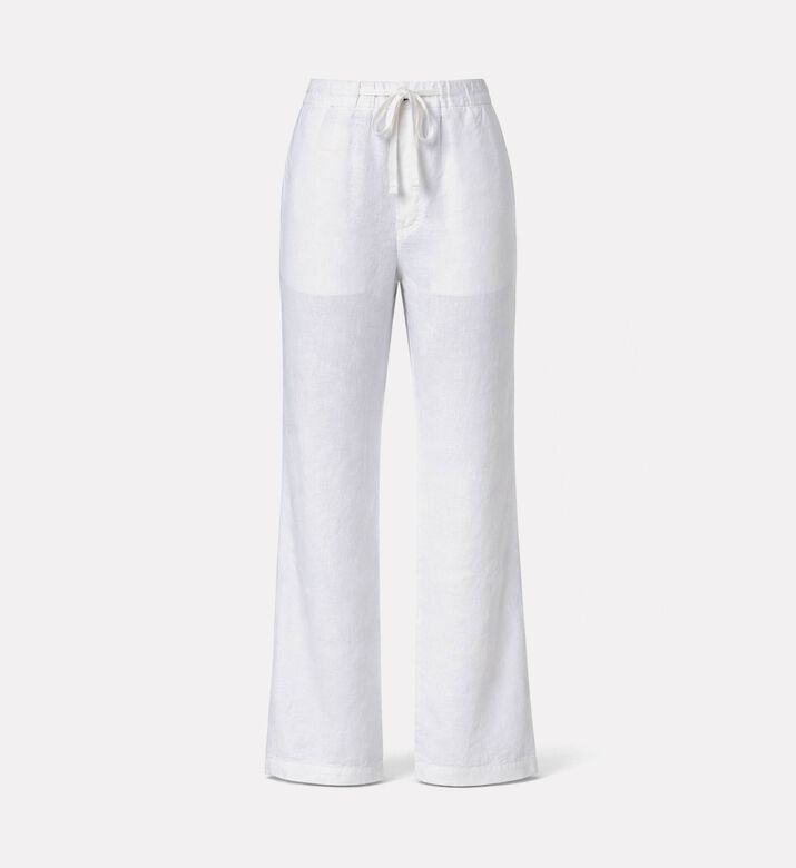 Citizens of Humanity Drawstring Closure Slip Pockets Pants, White, L, Packshot View