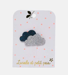 مشبك شعر على شكل سحابة لامعة