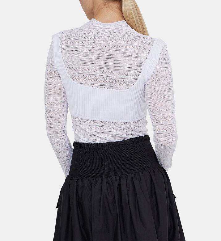 سترة كلوديا بوينتيل محبوكة