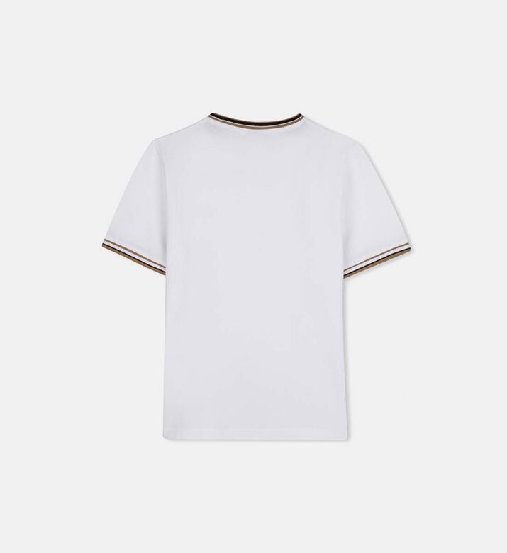 Stripe-detailing Short-sleeve T-shirt