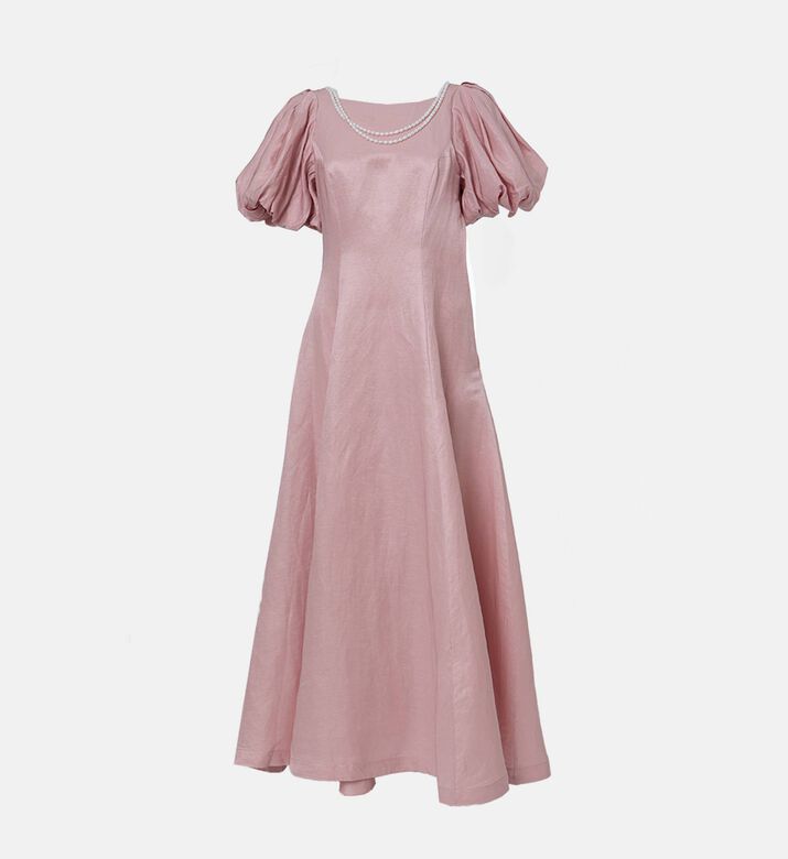 Carter and White Rosalind Pearl Neckline Maxi Dress, Packshot View