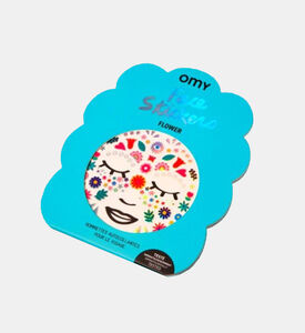 ملصقات أزهار للوجه