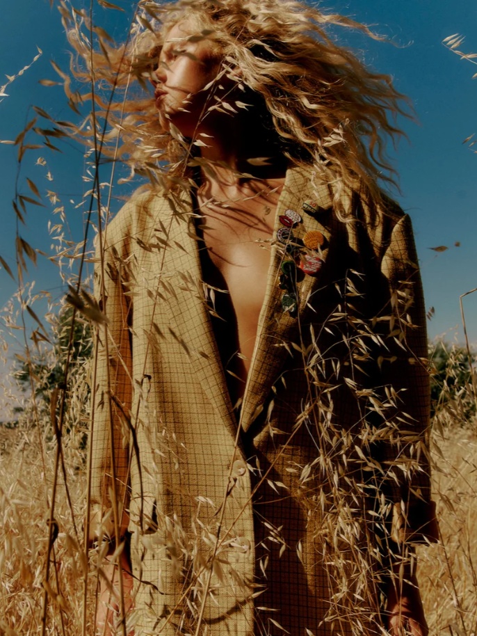 Image of model in Mes Demoiselles jacket