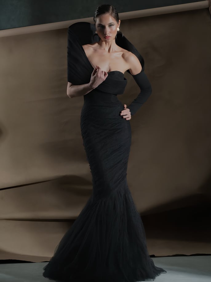 Image of models in ceremonial dress