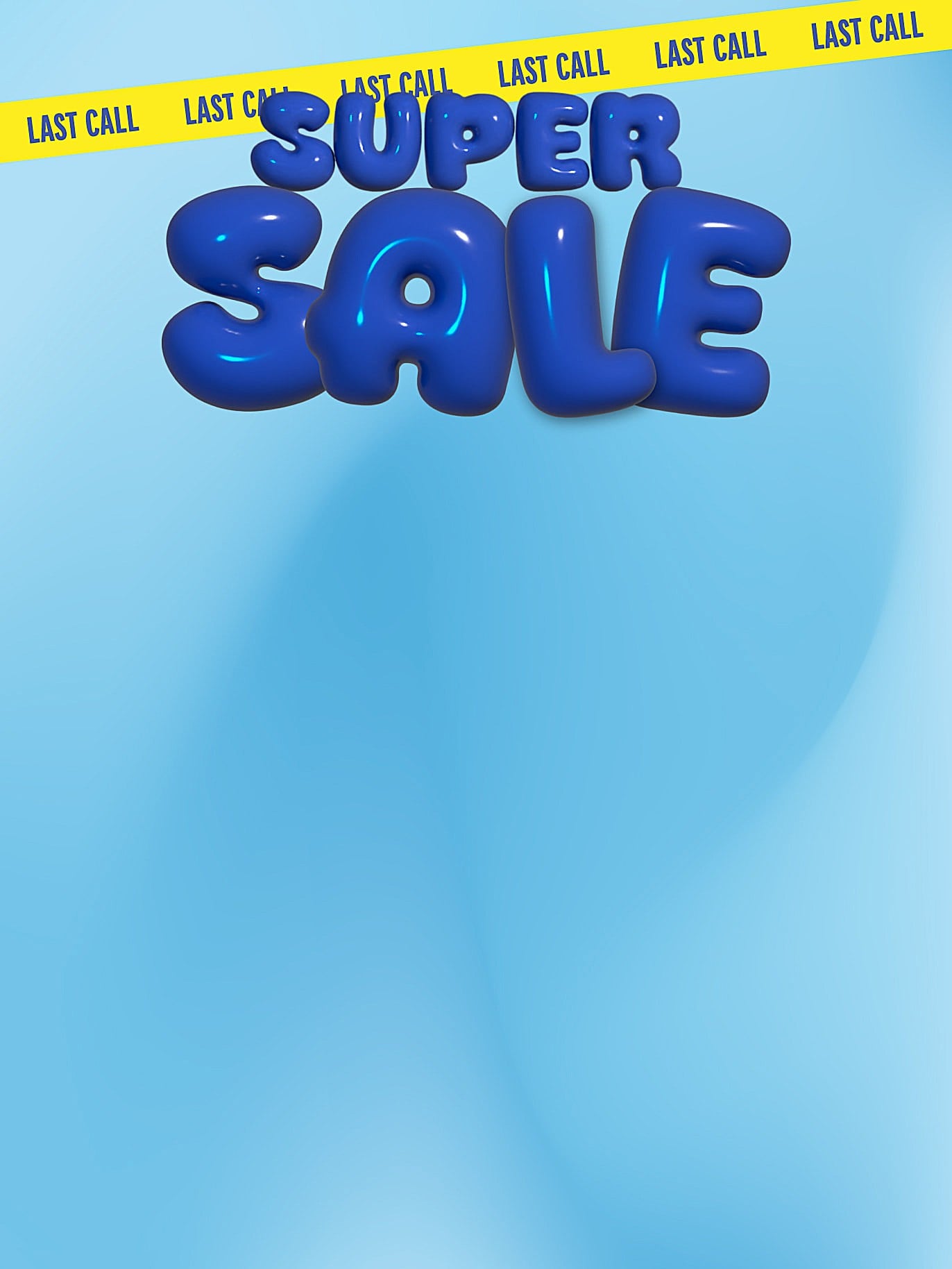 Image of a Supersale message